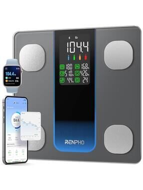 RENPHO Smart Scale with 7-in-1 Large LED Display for Body Composition & BMI